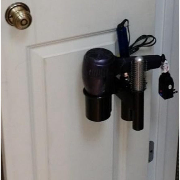 Hair Salon Blow Dryer Flat Curling Iron Holder Wall Mount - Picture 6 of 6